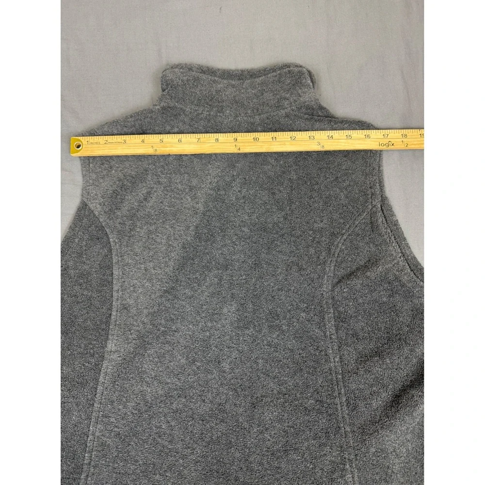Columbia Sawyer Rapids 2.0 Fleece Vest Gray XL6953 Full Zip Mock Neck Womens XL
